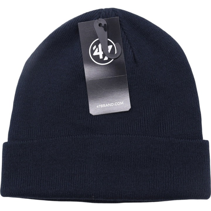 Navy Forty Seven '47 Boston Red Sox Knit Beanie, Size F acrylic navy blue type Vintage Second Hand