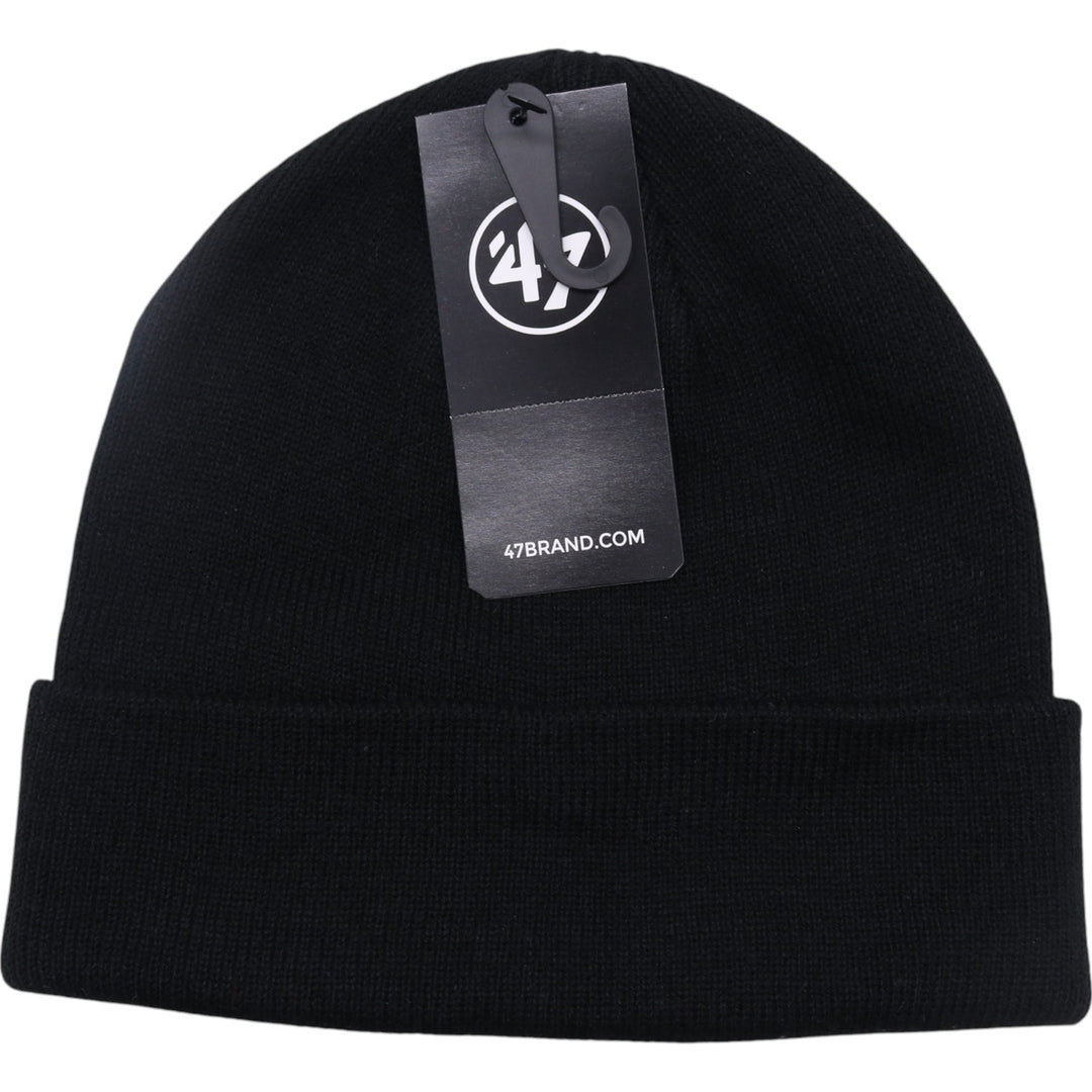 Black Forty Seven '47 Giants Knit Beanie, Size F acrylic black type Vintage Second Hand