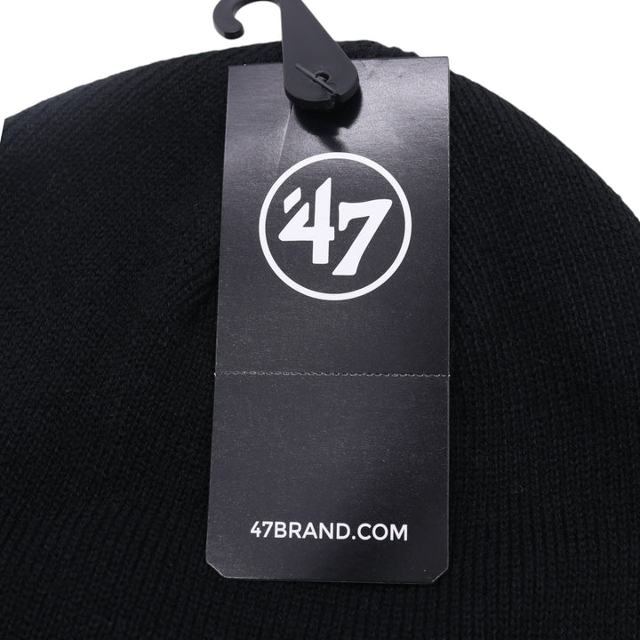Black Forty Seven '47 Giants Knit Beanie, Size F acrylic black type Vintage Second Hand