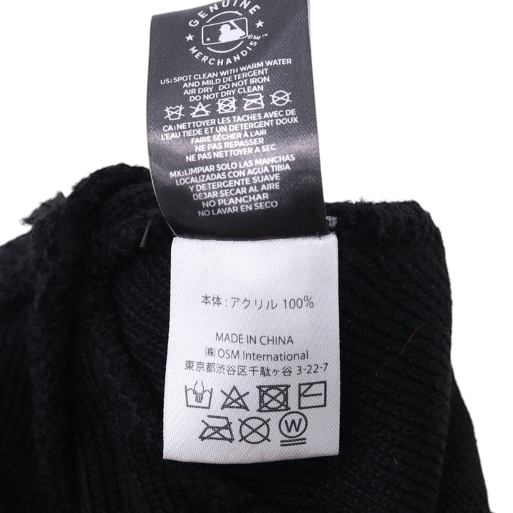Black Forty Seven '47 Giants Knit Beanie, Size F acrylic black type Vintage Second Hand