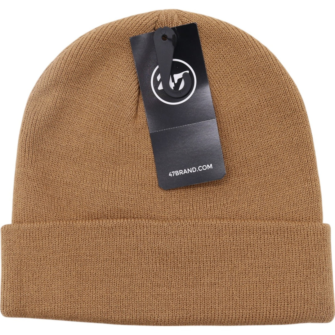 Camel Forty Seven '47 New York Yankees Knit Beanie, Size F acrylic Camel type Vintage Second Hand