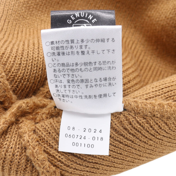 Camel Forty Seven '47 New York Yankees Knit Beanie, Size F acrylic Camel type Vintage Second Hand