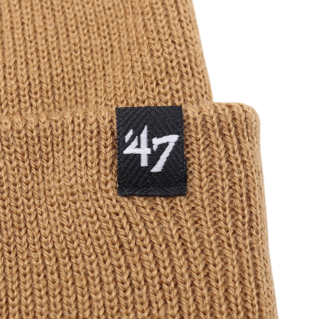 Camel Forty Seven '47 New York Yankees Knit Beanie, Size F acrylic Camel type Vintage Second Hand