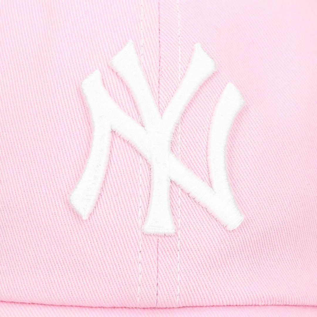 Forty Seven '47 Clean Up New York Yankees Baseball Cap, Contrast Stitch, Petal Pink, Size F cotton pink type Vintage Second Hand