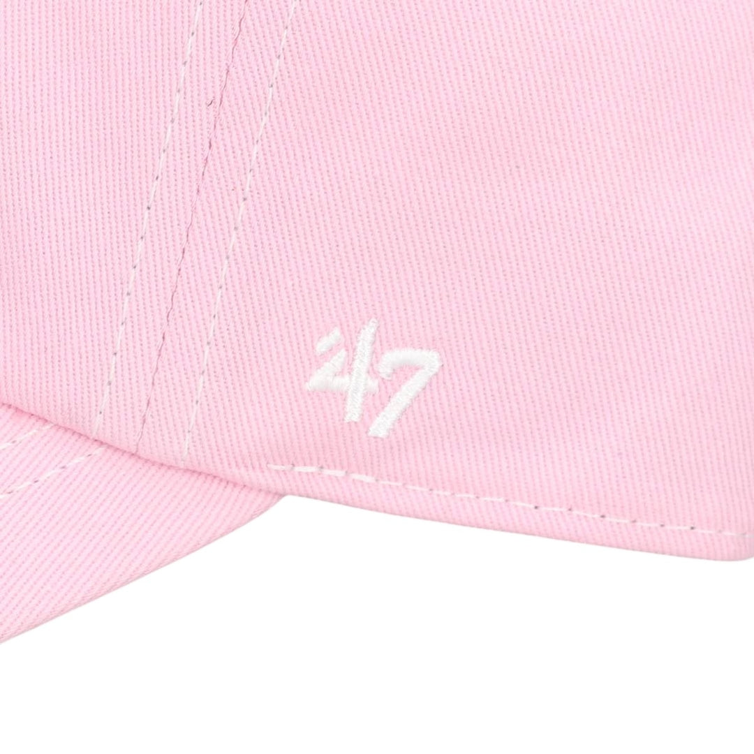 Forty Seven '47 Clean Up New York Yankees Baseball Cap, Contrast Stitch, Petal Pink, Size F cotton pink type Vintage Second Hand