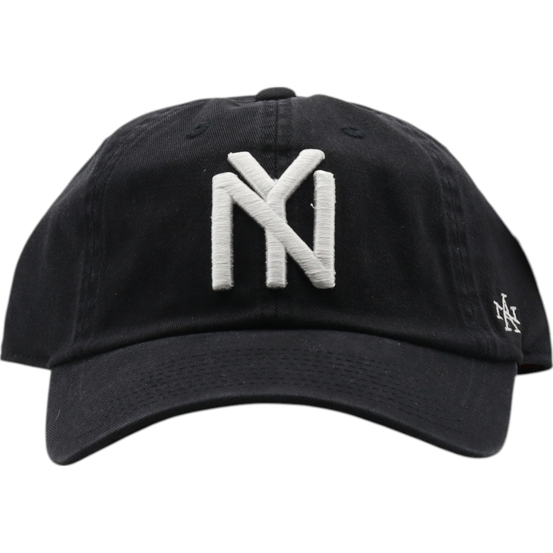 BLACK AN Black Yankees BB Cap F cotton black type Vintage Second Hand