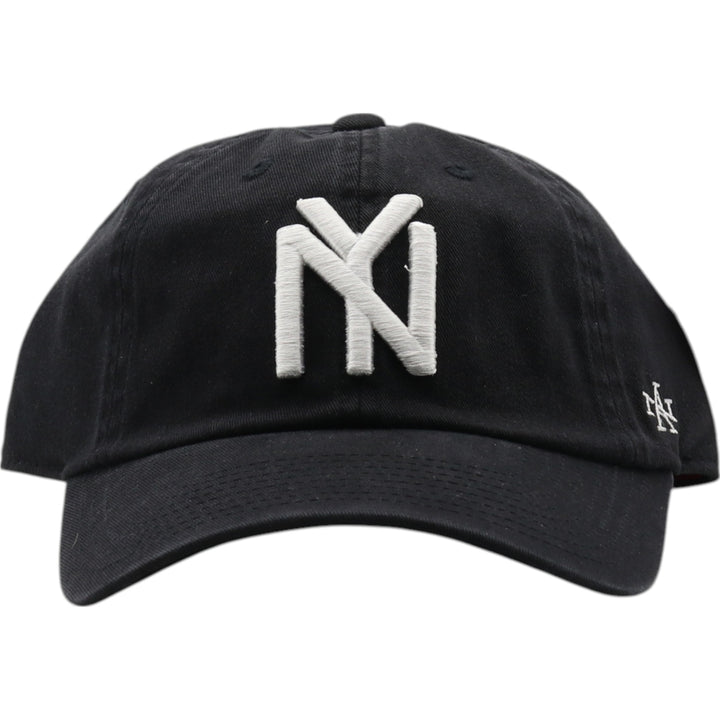 BLACK AN Black Yankees BB Cap F cotton black type Vintage Second Hand