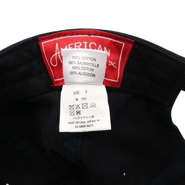 BLACK AN Black Yankees BB Cap F cotton black type Vintage Second Hand
