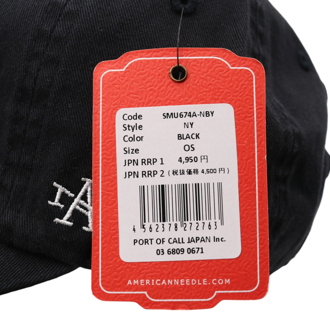 BLACK AN Black Yankees BB Cap F cotton black type Vintage Second Hand