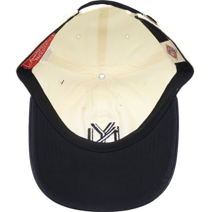 OFF WHITE AN Black Yankees BB Cap F cotton pale white type Vintage Second Hand