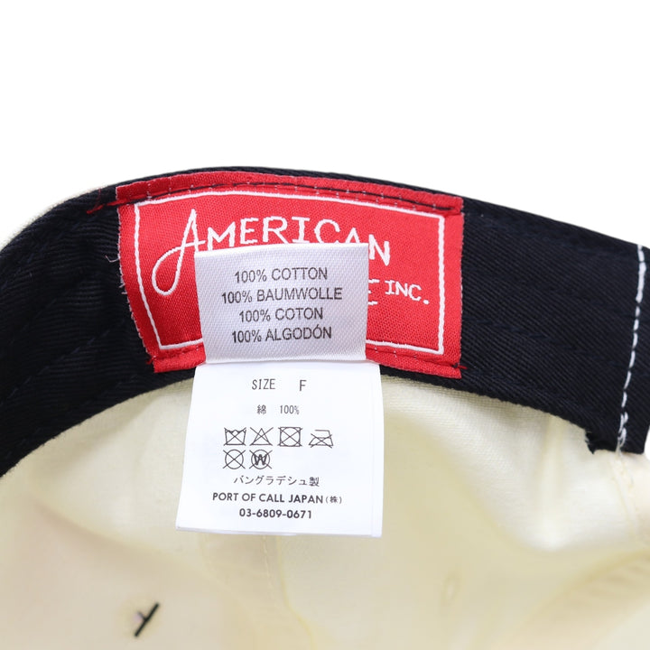 OFF WHITE AN Black Yankees BB Cap F cotton pale white type Vintage Second Hand