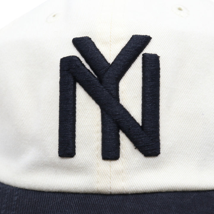 OFF WHITE AN Black Yankees BB Cap F cotton pale white type Vintage Second Hand