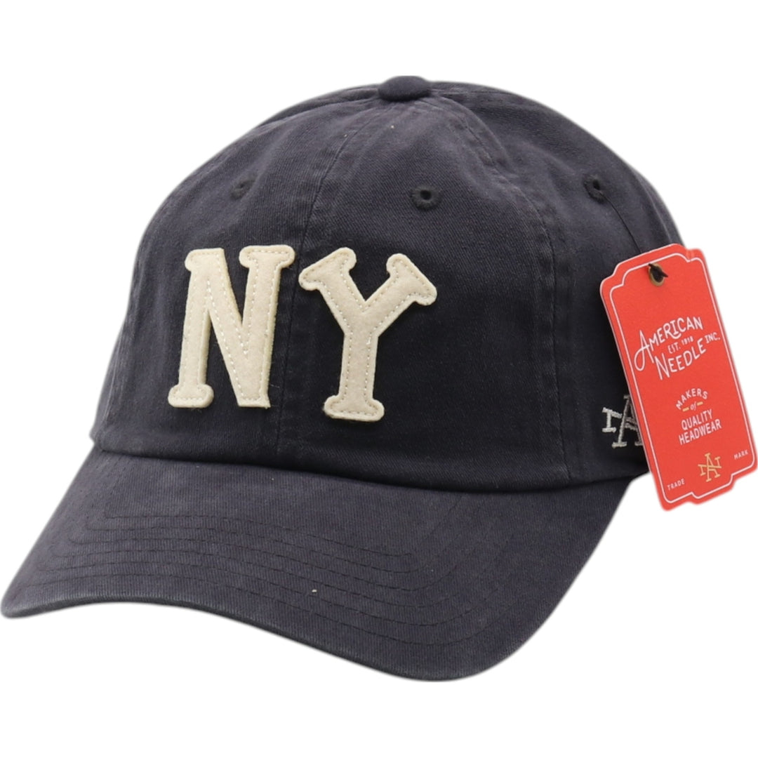 BLACK AN Black Yankees NY Logo BB Cap F cotton navy blue type Vintage Second Hand