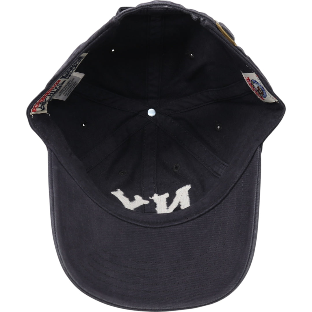 BLACK AN Black Yankees NY Logo BB Cap F cotton navy blue type Vintage Second Hand