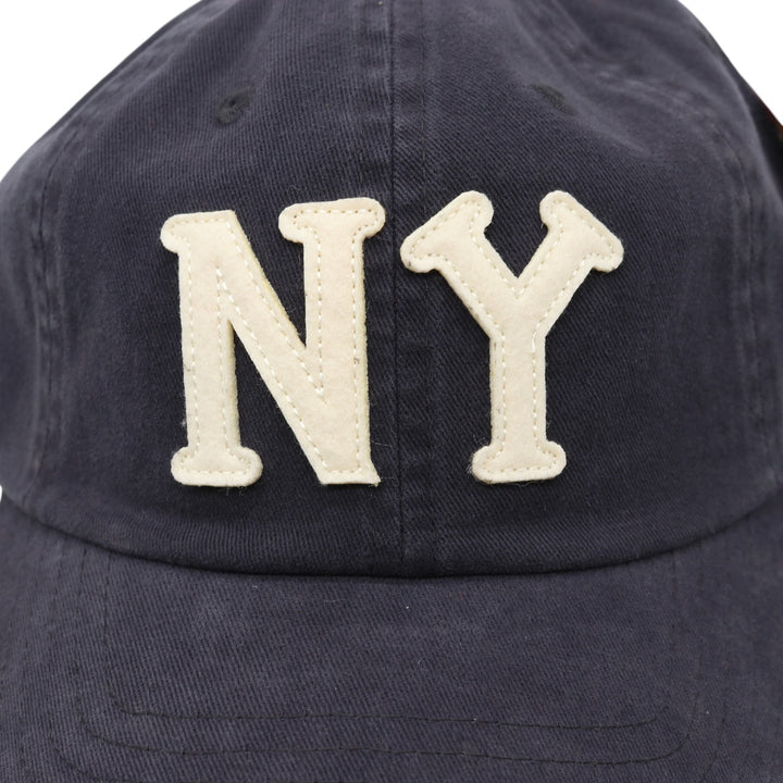 BLACK AN Black Yankees NY Logo BB Cap F cotton navy blue type Vintage Second Hand