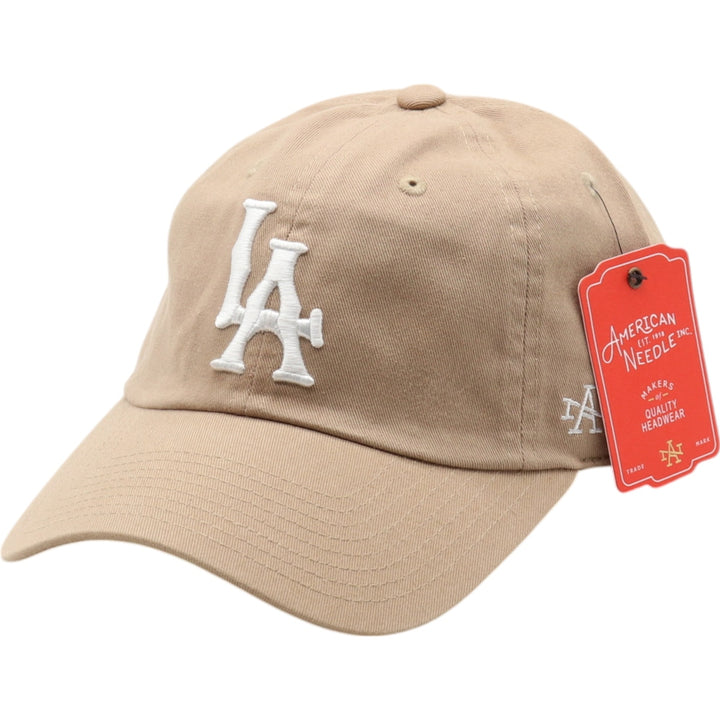 KHAKI AN Los Angeles Angels Ballpark BB Cap F cotton Khaki type Vintage Second Hand
