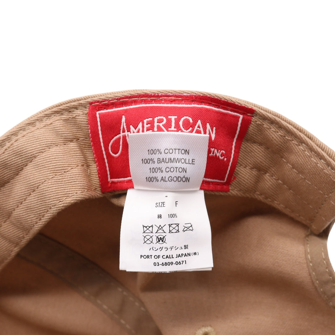 KHAKI AN Los Angeles Angels Ballpark BB Cap F cotton Khaki type Vintage Second Hand