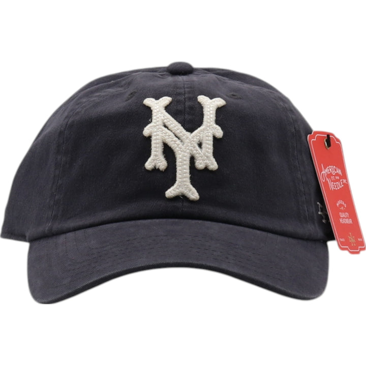 NAVY AN New York Cubans BB Cap F cotton navy blue type Vintage Second Hand
