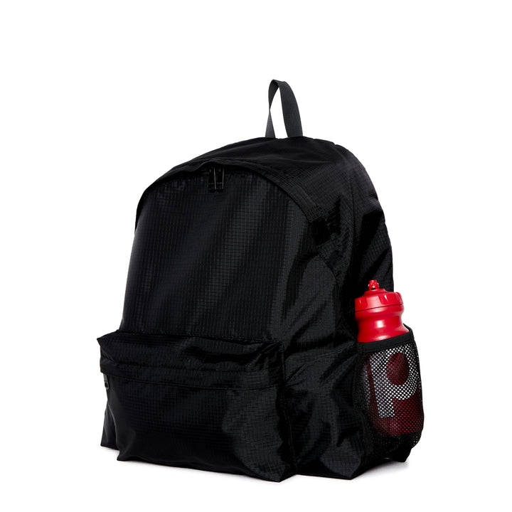 Black PACKING RIP STOP BACKPACK F Nylon black type Vintage Second Hand