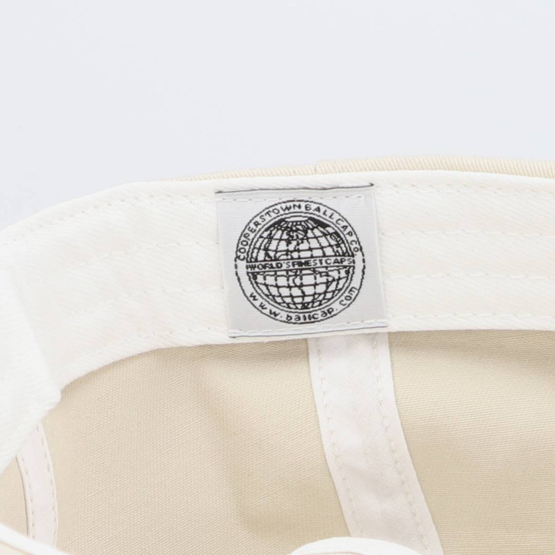 COOPERSTOWN BALL CAP, Broklyn Style, NYBYC 1935 Washed Cap (STONE), Distressed, Stone, F cotton gray type Vintage Second Hand