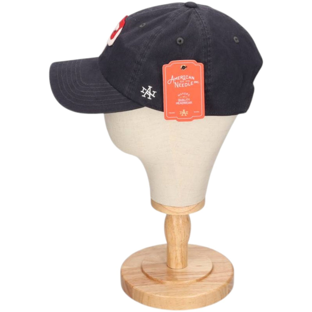 American Needle Portland Beavers Baseball Cap, Navy, Size F cotton navy blue type Vintage Second Hand