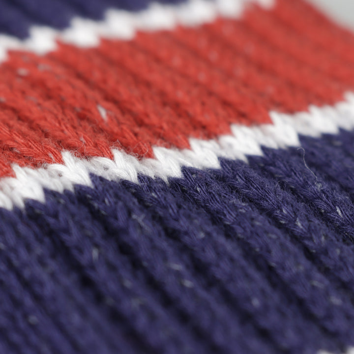 JAM Original Striped Long Socks, Size 25-10.6 inches, 2-Pair Set, White cotton white type Vintage Second Hand