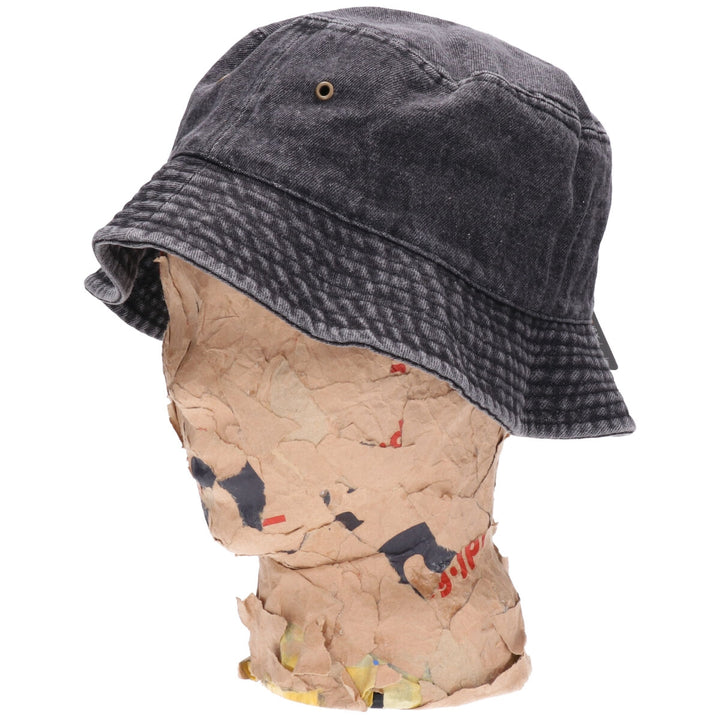 Black denim newhattan bucket hat L/XL /jam1318