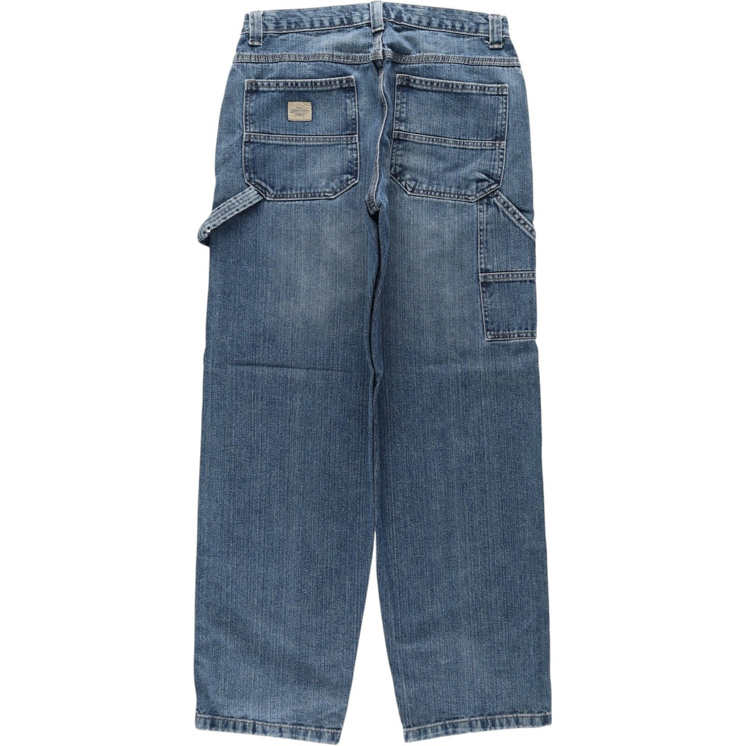 Lee DUNGAREES denim painter pants, men's size W31 (approx.), vintage. cotton blue type Vintage Second Hand