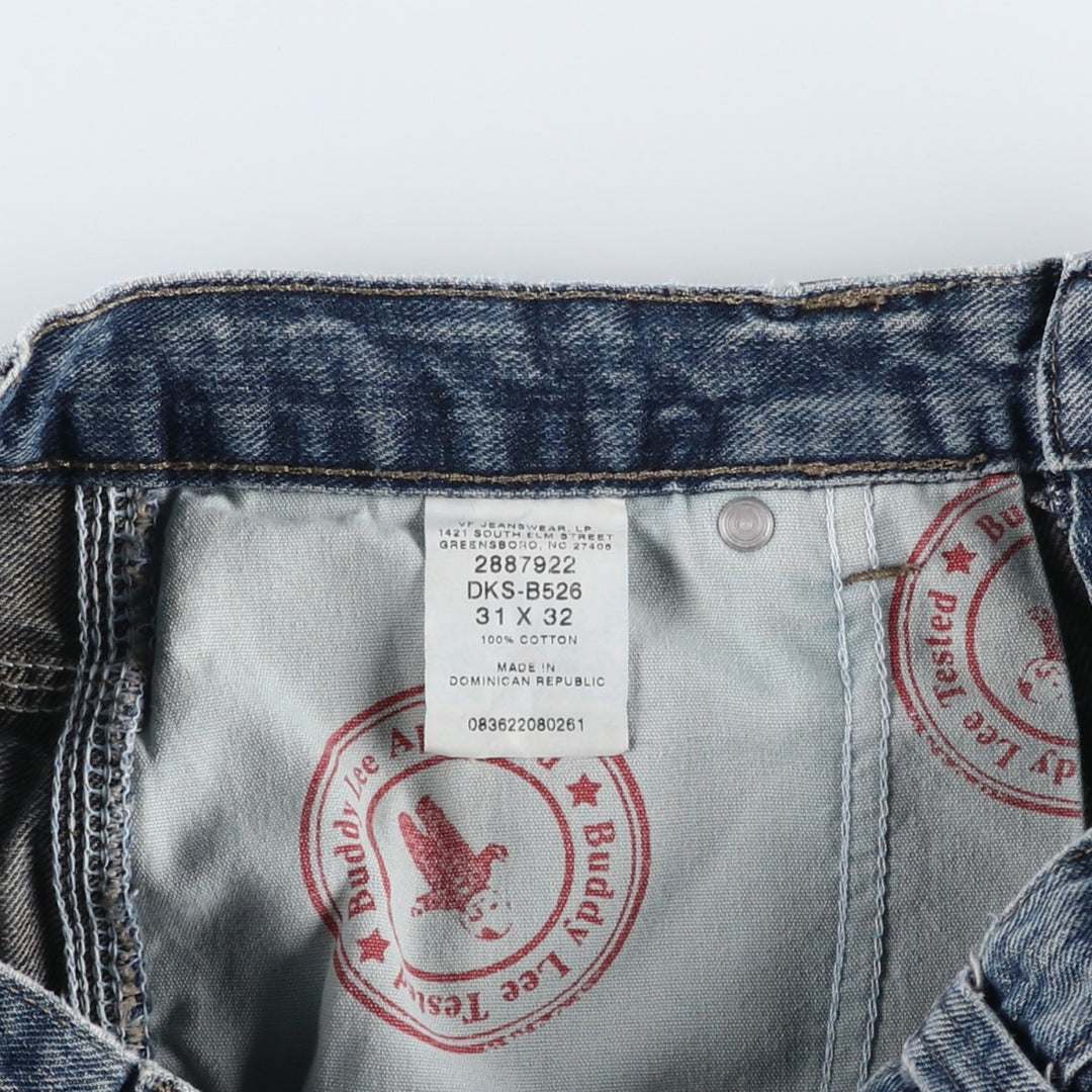 Lee DUNGAREES denim painter pants, men's size W31 (approx.), vintage. cotton blue type Vintage Second Hand