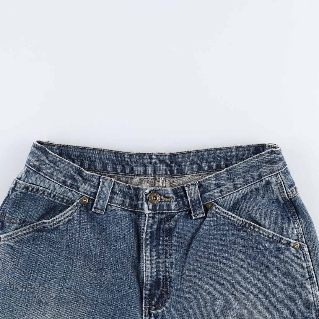 Lee DUNGAREES denim painter pants, men's size W31 (approx.), vintage. cotton blue type Vintage Second Hand