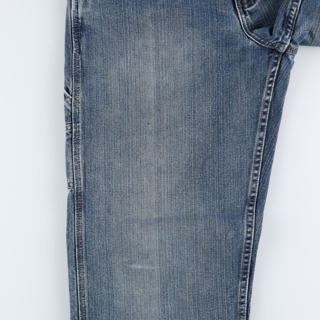 Lee DUNGAREES denim painter pants, men's size W31 (approx.), vintage. cotton blue type Vintage Second Hand