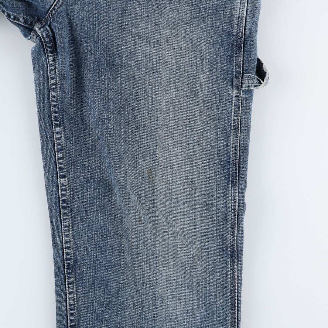 Lee DUNGAREES denim painter pants, men's size W31 (approx.), vintage. cotton blue type Vintage Second Hand