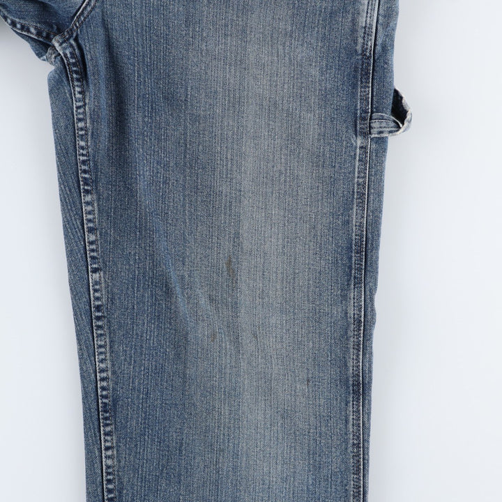 Lee DUNGAREES denim painter pants, men's size W31 (approx.), vintage. cotton blue type Vintage Second Hand