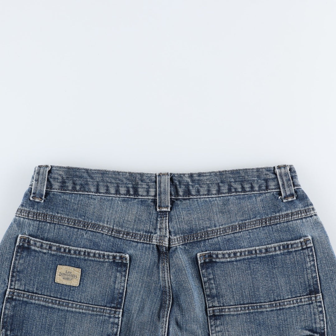 Lee DUNGAREES denim painter pants, men's size W31 (approx.), vintage. cotton blue type Vintage Second Hand