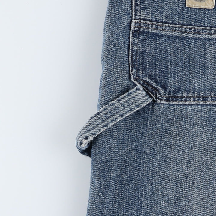 Lee DUNGAREES denim painter pants, men's size W31 (approx.), vintage. cotton blue type Vintage Second Hand