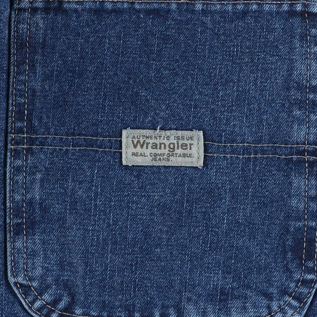 00'S Wrangler CARPENTER denim painter pants for men, W35 equivalent cotton blue type Vintage Second Hand