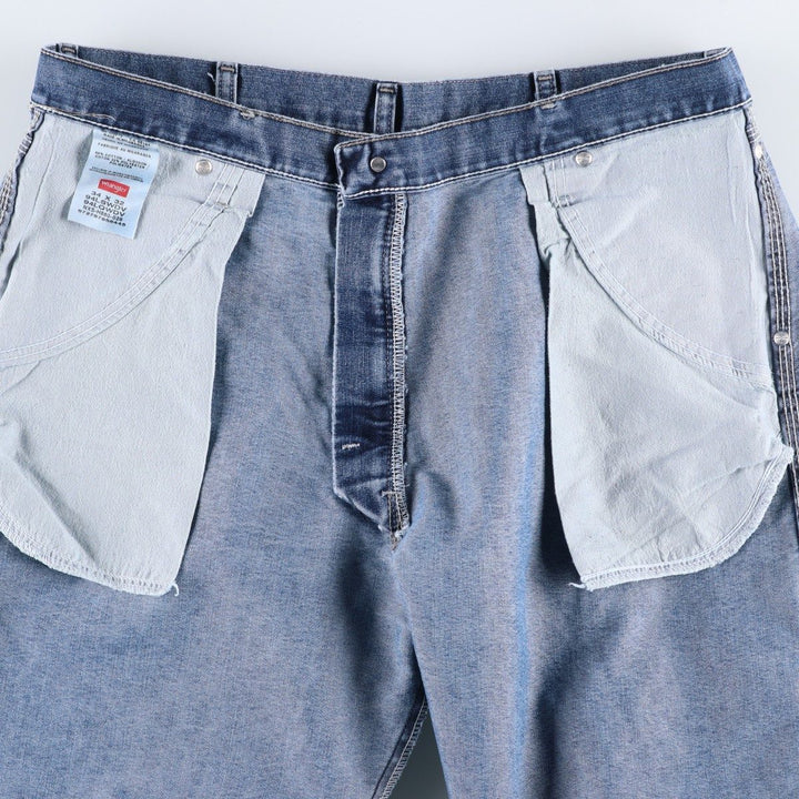00'S Wrangler Denim Painter Pants Men's W35 cotton blue type Vintage Second Hand