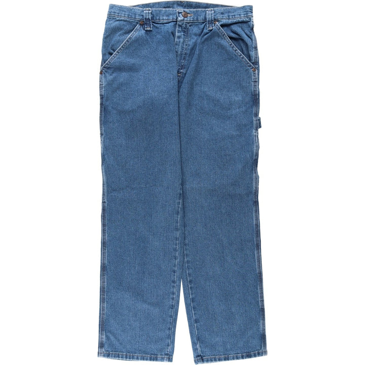 00'S Wrangler Denim Painter Pants Men's W33 equivalent cotton blue type Vintage Second Hand