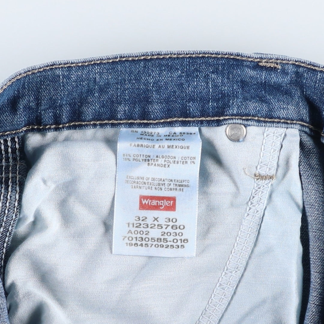 00'S Wrangler Denim Painter Pants Men's W33 equivalent cotton blue type Vintage Second Hand