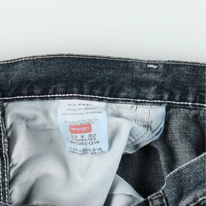 Wrangler Carpenter Denim Painter Pants, Men's, Size W33 cotton blue type Vintage Second Hand