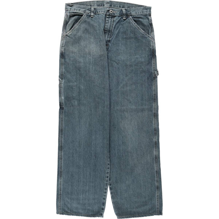 Wrangler Denim Painter Pants for Men, W34 equivalent cotton blue type Vintage Second Hand