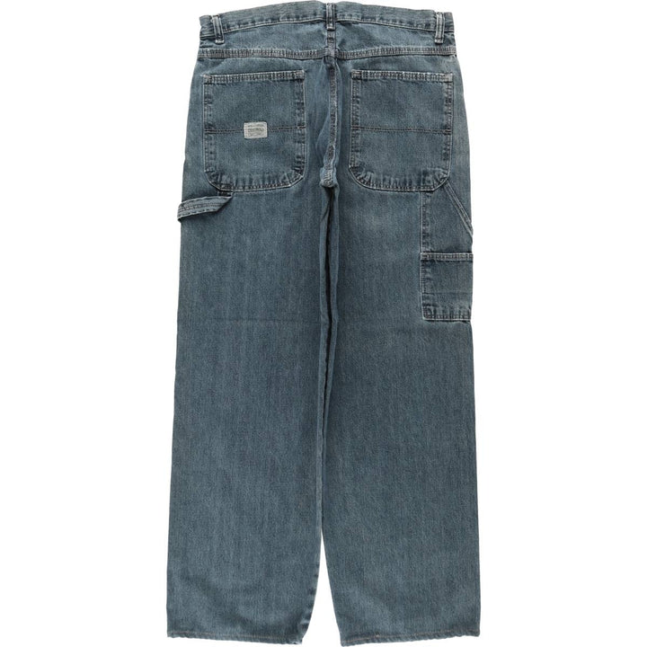 Wrangler Denim Painter Pants for Men, W34 equivalent cotton blue type Vintage Second Hand