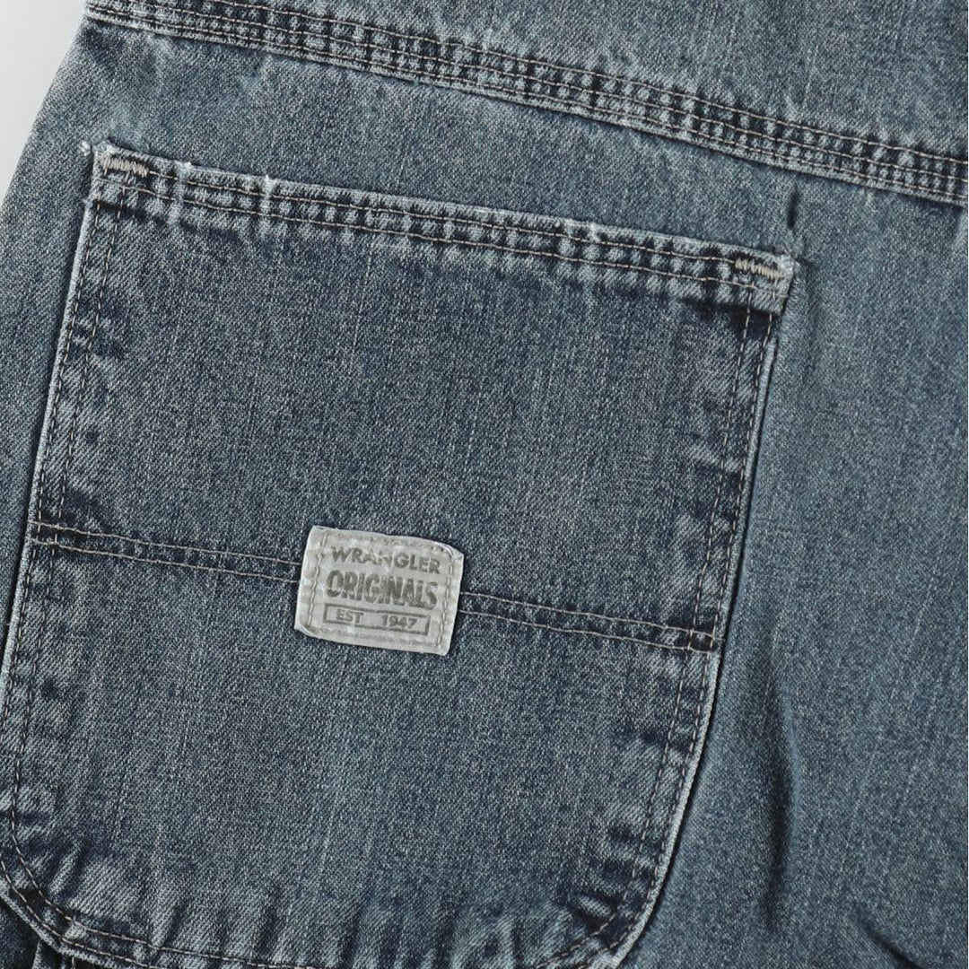 Wrangler Denim Painter Pants for Men, W34 equivalent cotton blue type Vintage Second Hand