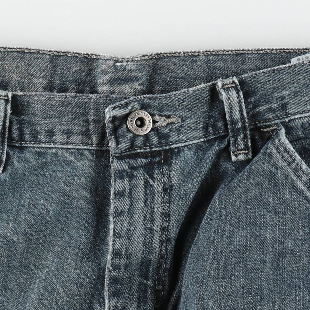 Wrangler Denim Painter Pants for Men, W34 equivalent cotton blue type Vintage Second Hand