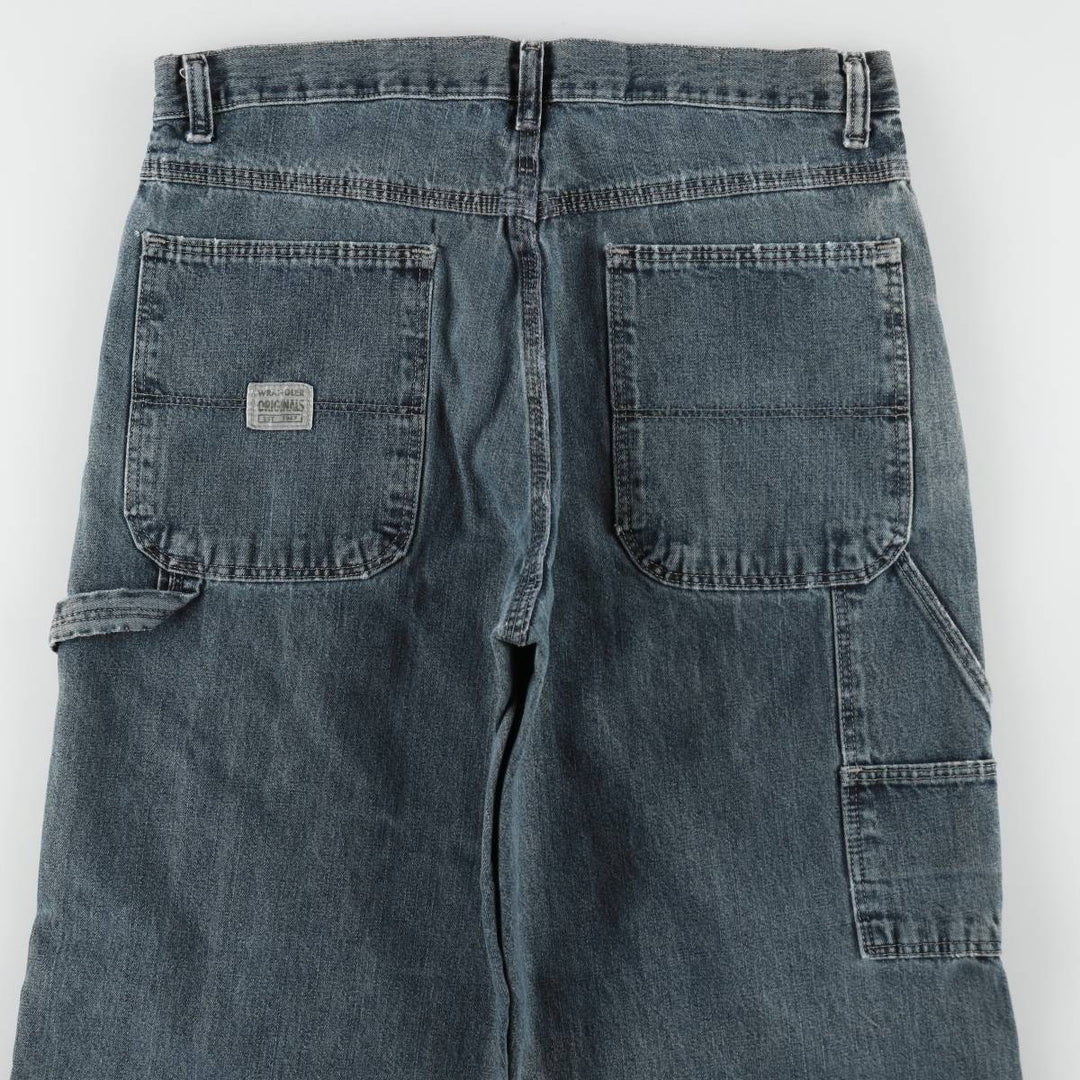 Wrangler Denim Painter Pants for Men, W34 equivalent cotton blue type Vintage Second Hand