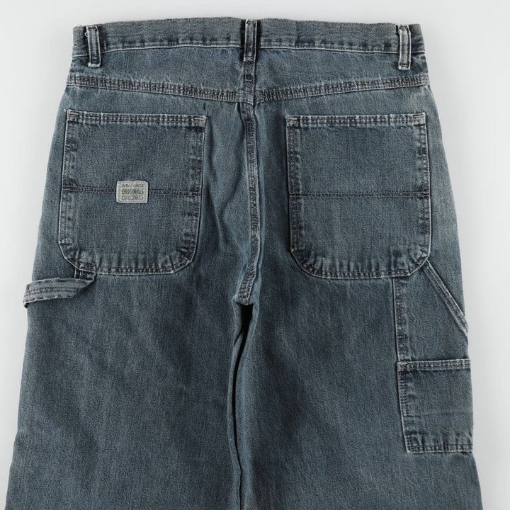 Wrangler Denim Painter Pants for Men, W34 equivalent cotton blue type Vintage Second Hand