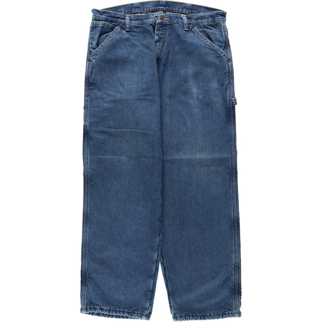 90'S Wrangler denim painter pants, men's size W36 (approx.), vintage. cotton blue type Vintage Second Hand
