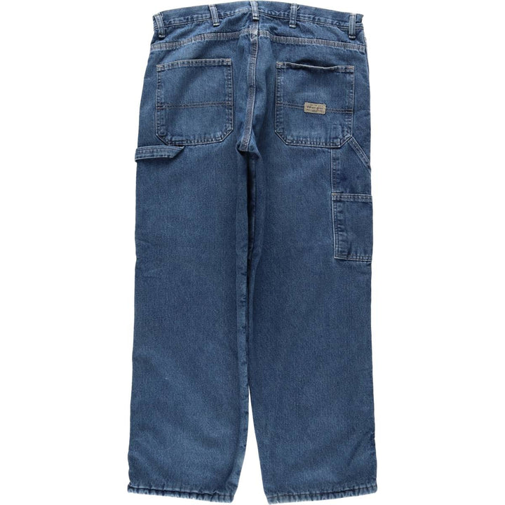 90'S Wrangler denim painter pants, men's size W36 (approx.), vintage. cotton blue type Vintage Second Hand