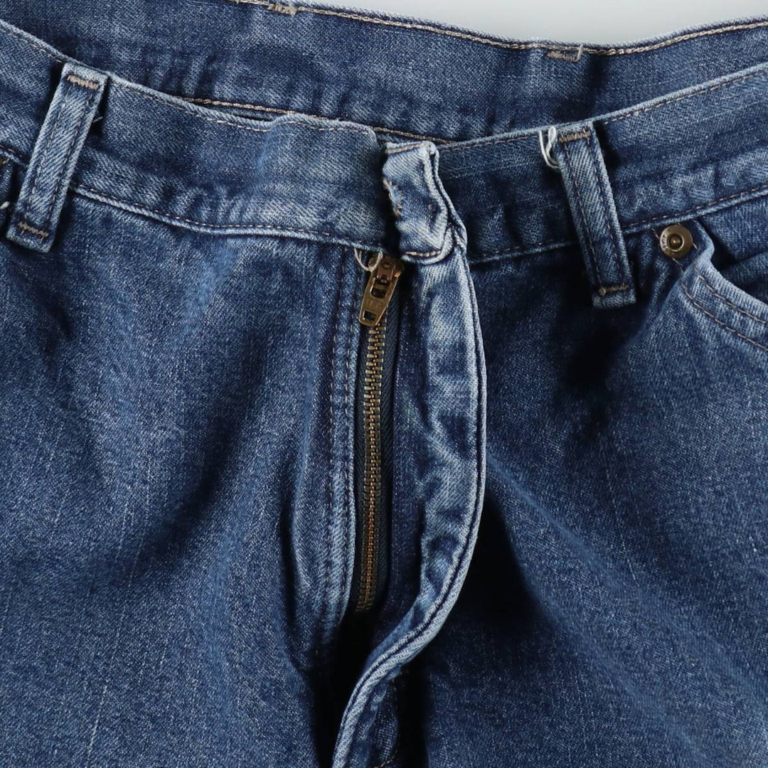90'S Wrangler denim painter pants, men's size W36 (approx.), vintage. cotton blue type Vintage Second Hand