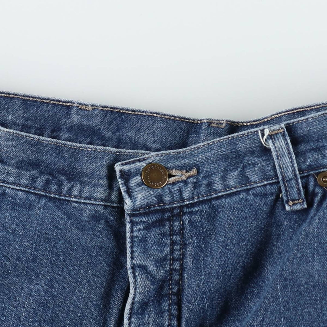 90'S Wrangler denim painter pants, men's size W36 (approx.), vintage. cotton blue type Vintage Second Hand